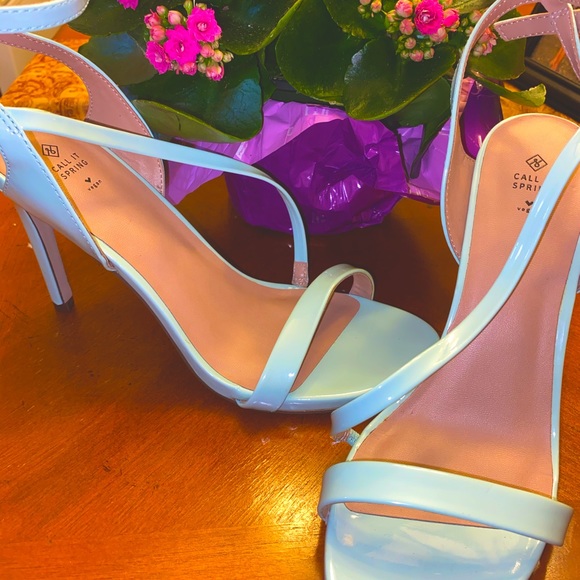 🌿Call It Spring - Vegan Pastel High Heels NWT - Picture 1 of 8